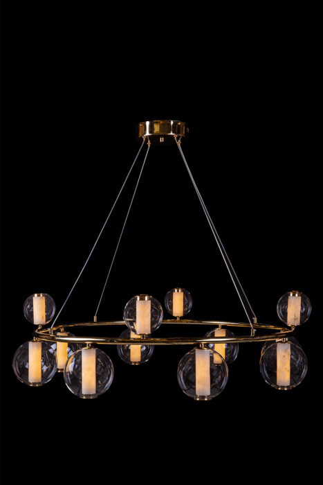 Подвесная люстра Leon Aurore LE7703/12 Gold