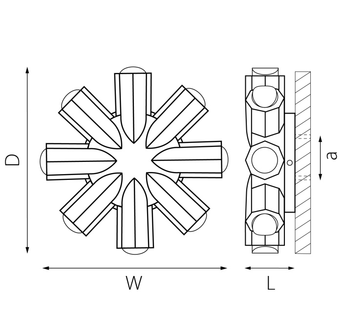 Светильник светодиодный уличный Dito Lightstar 380683