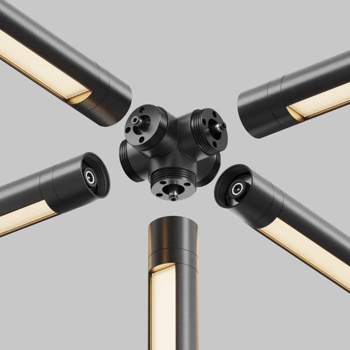 Пятиконечный коннектор для системы Shelf без ввода питания Maytoni CA020L5C-B