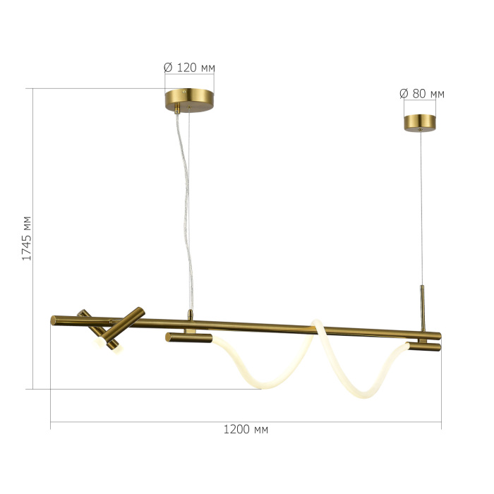 Подвесной светильник ST LUCE MARLOW SL6118.303.03