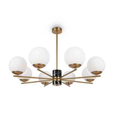 Люстра на штанге Freya Marble FR5230PL-08BS
