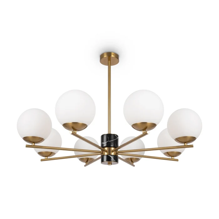 Люстра на штанге Freya Marble FR5230PL-08BS