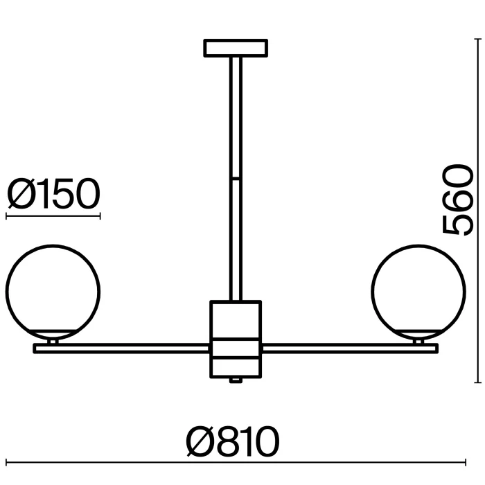 Люстра на штанге Freya Marble FR5230PL-08BS