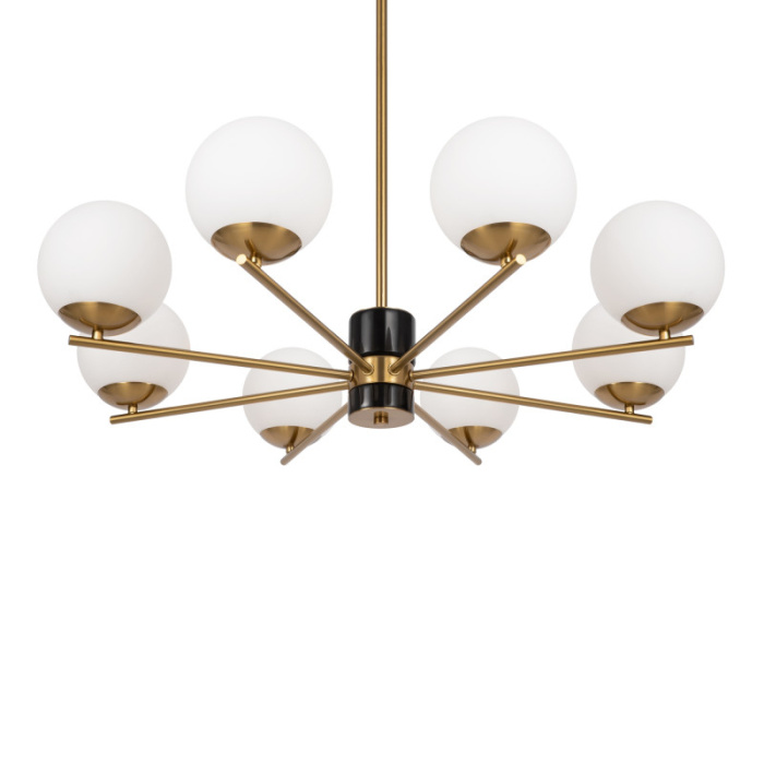 Люстра на штанге Freya Marble FR5230PL-08BS