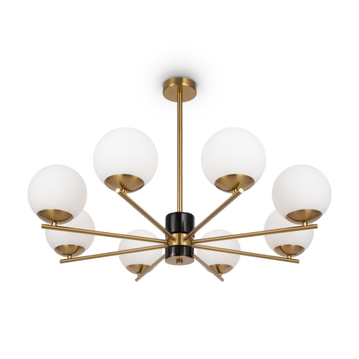 Люстра на штанге Freya Marble FR5230PL-08BS