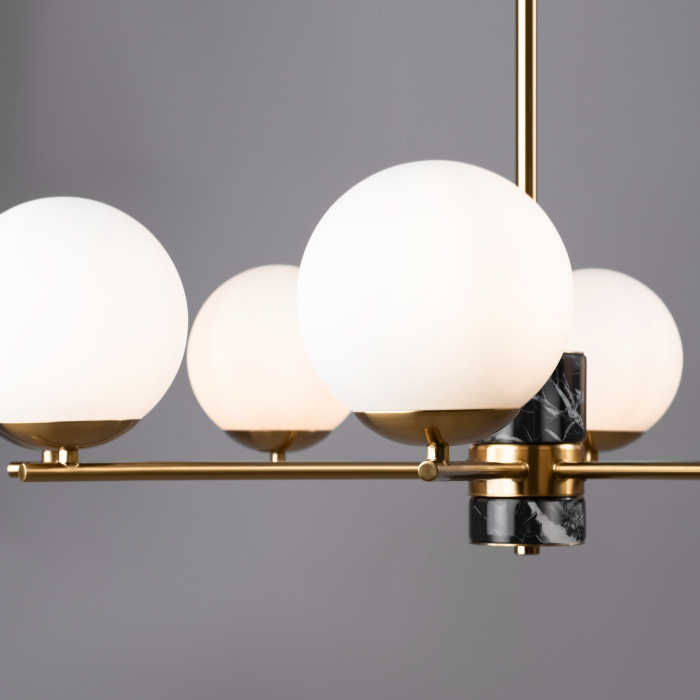 Люстра на штанге Freya Marble FR5230PL-08BS