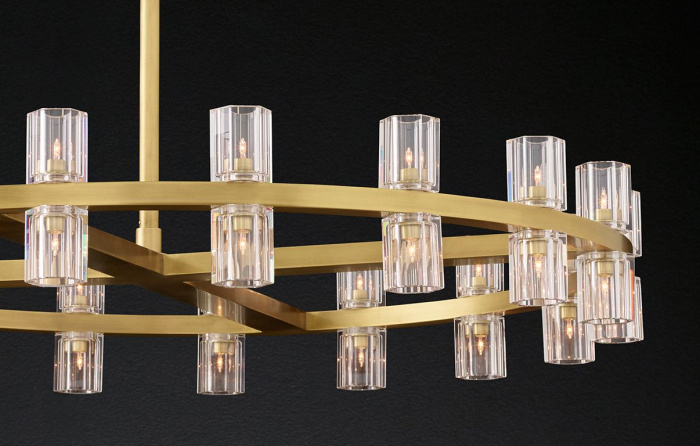 Подвесная люстра Delight Collection Arcachon KM1000P-36 brass