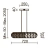 Подвесной светильник Freya Eclat FR6182PL-L18W