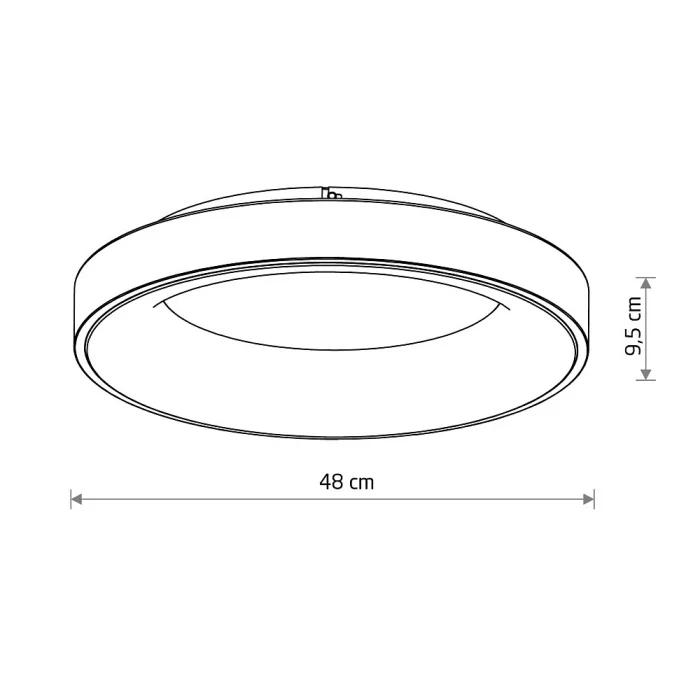 Потолочный cветильник Nowodvorski Nikki Round Led White 11201