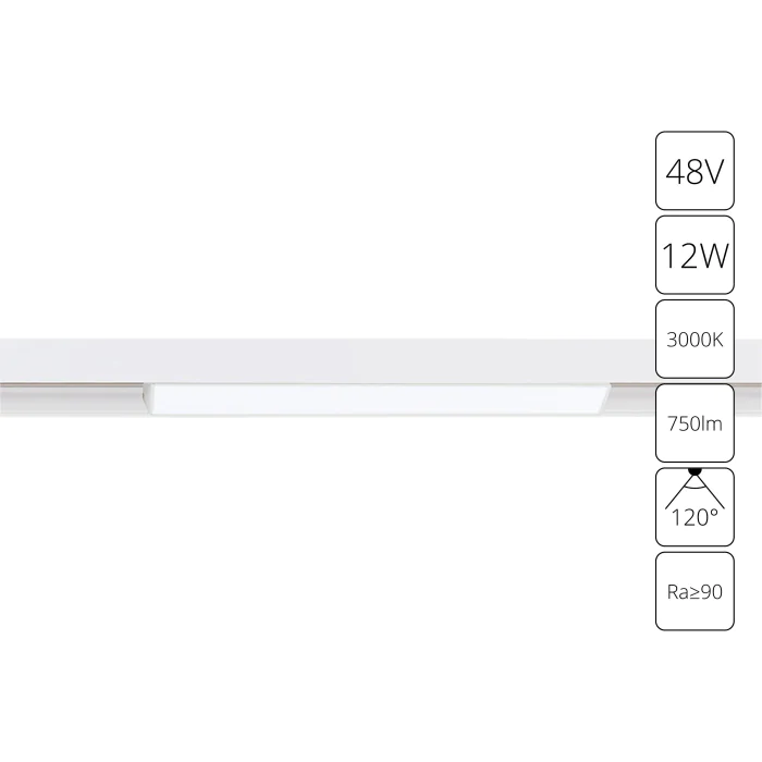 Магнитный трековый светильник Arte Lamp LINEA A4642PL-1WH