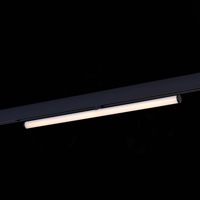 Магнитный трековый светильник Черный LED 1*10W 3000K 1 200Lm Ra>90 120° IP20 L604xW28xH ST803.436.10