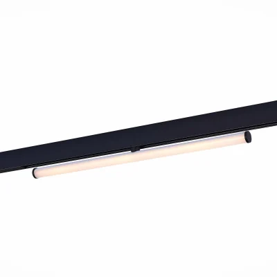 Магнитный трековый светильник Черный LED 1*10W 3000K 1 200Lm Ra>90 120° IP20 L604xW28xH ST803.436.10