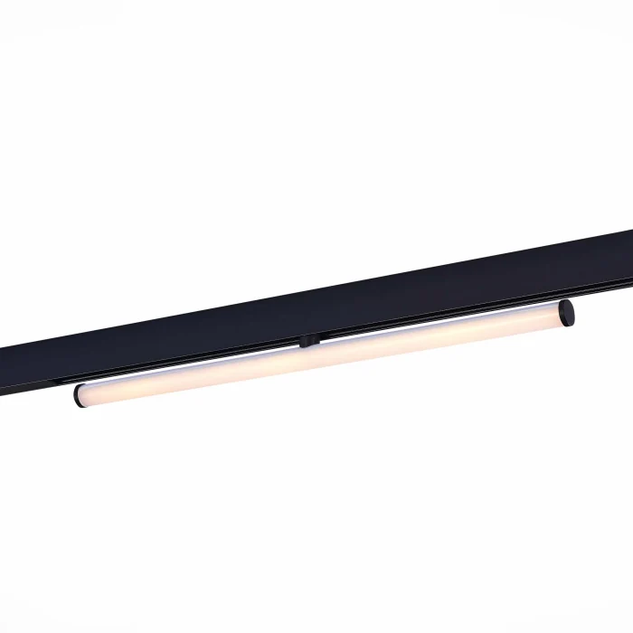 Магнитный трековый светильник Черный LED 1*10W 3000K 1 200Lm Ra>90 120° IP20 L604xW28xH ST803.436.10