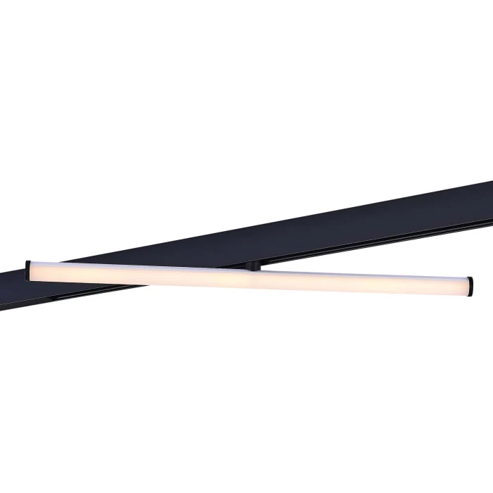 Магнитный трековый светильник Черный LED 1*10W 3000K 1 200Lm Ra>90 120° IP20 L604xW28xH ST803.436.10