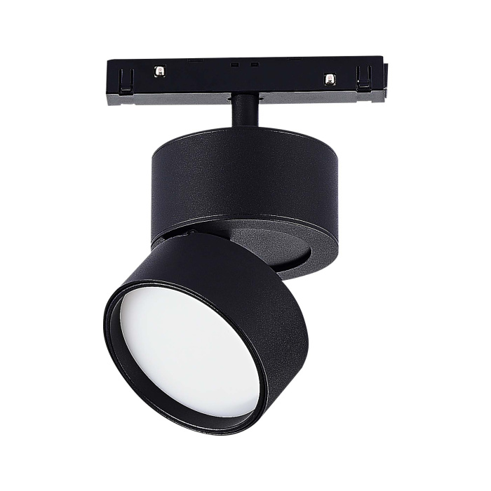 Магнитный трековый светильник Черный LED 1*9W 4000K 600Lm Ra>90 120° IP20 D85xH126 48V ST809.446.09