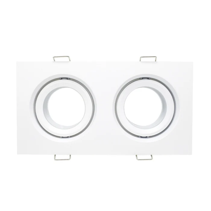 Светильник встраиваемый Белый GU10 2*50W IP65 L180xW90xH40 220V Без ламп ST255.528.02