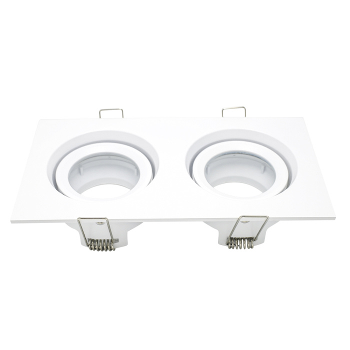 Светильник встраиваемый Белый GU10 2*50W IP65 L180xW90xH40 220V Без ламп ST255.528.02