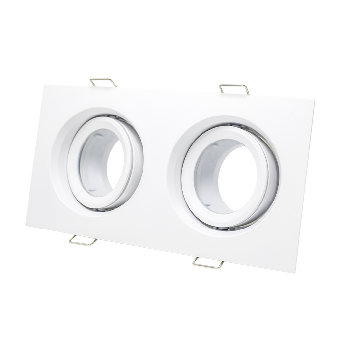 Светильник встраиваемый Белый GU10 2*50W IP65 L180xW90xH40 220V Без ламп ST255.528.02