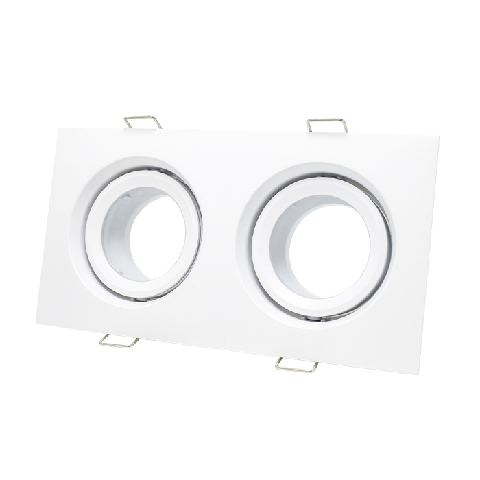 Светильник встраиваемый Белый GU10 2*50W IP65 L180xW90xH40 220V Без ламп ST255.528.02