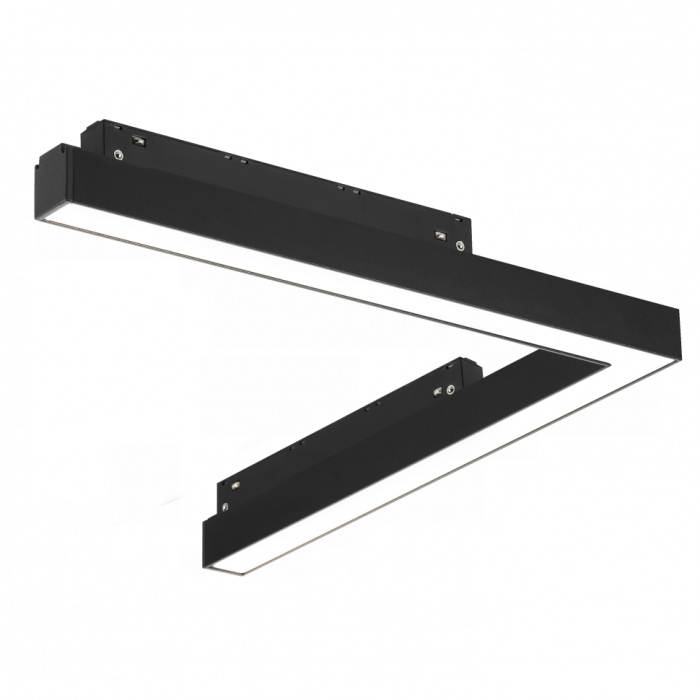 Светильник трековый магнитный угловой iLedex VISION 4822-013-L320-16W-110DG-3000K-BK