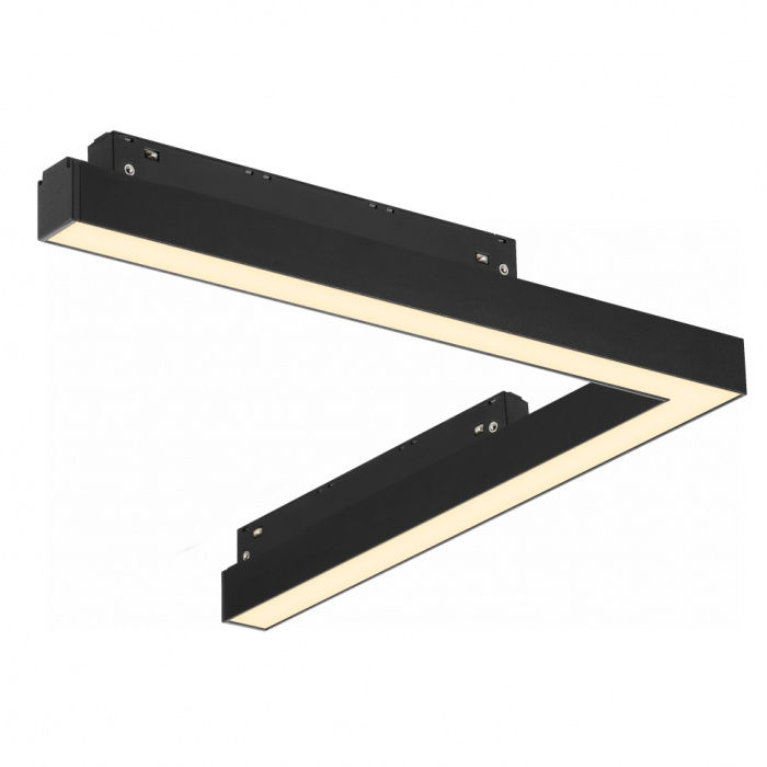 Светильник трековый магнитный угловой iLedex VISION 4822-013-L320-16W-110DG-3000K-BK