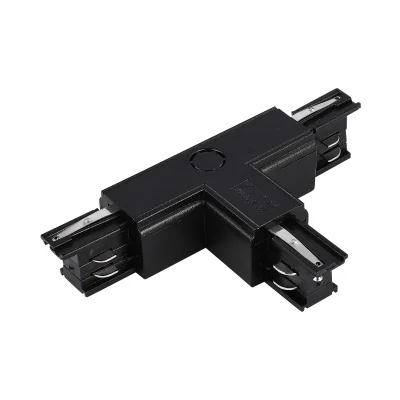 Т-образный токоподвод правый для трехфазного шинопровода ST-Luce Черный ST030.409.16R2