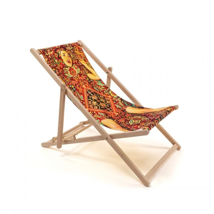 Шезлонг Seletti Toiletpaper Deckchair 16680