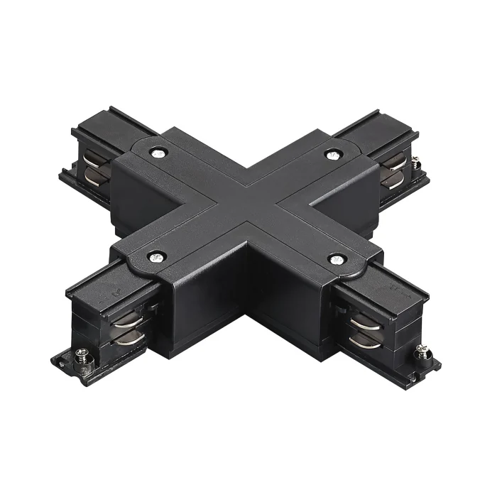 Соединение крестовое с подводом питания к треку 5040xx-(F)/(R) Lightstar Quattro 504147-FR