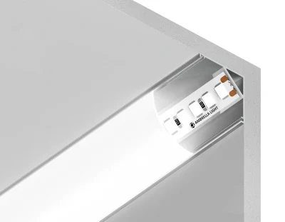 Алюминиевый профиль угловой круглый 15.7*15.7 для светодиодной ленты до 9,78мм Ambrella light GP2100AL