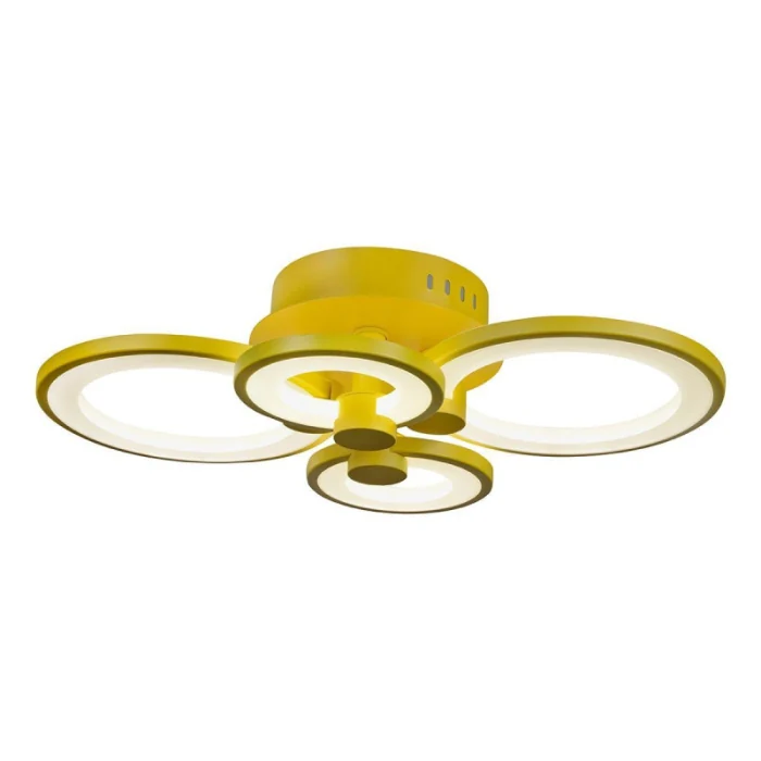 Потолочная люстра iLedex Ring A001/4 YELLOW
