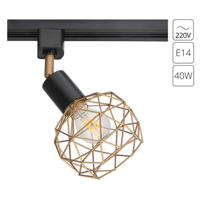 Трековый светильник однофазный Arte Lamp SOSPIRO A6141PL-1GO