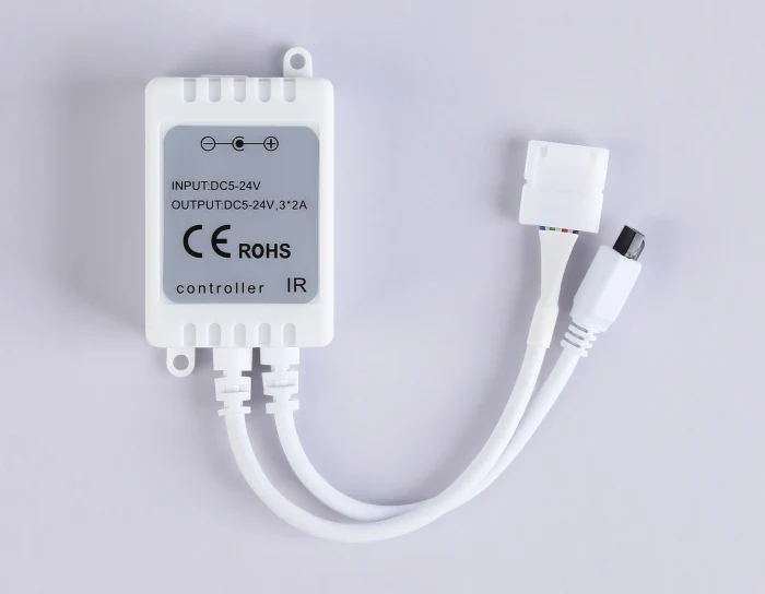 Контроллер для светодиодных лент RGB с инфракрасным пультом 6A 12V 72W/ 24V 144W GS11251 Ambrella light GS11251