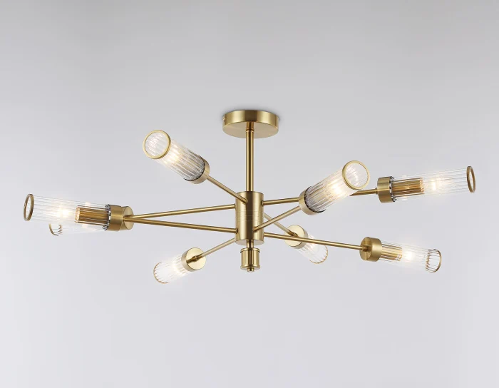 Люстра со стеклянными плафонами на штанге Ambrella light LH55162