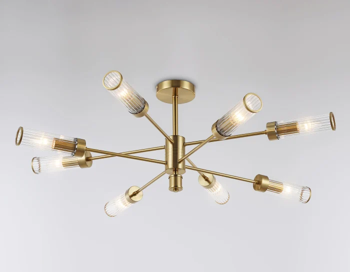 Люстра со стеклянными плафонами на штанге Ambrella light LH55162