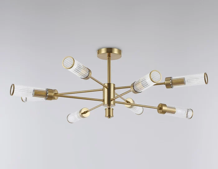 Люстра со стеклянными плафонами на штанге Ambrella light LH55162