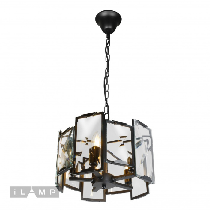 Подвесная люстра iLamp Panorama 6113-360 Черная