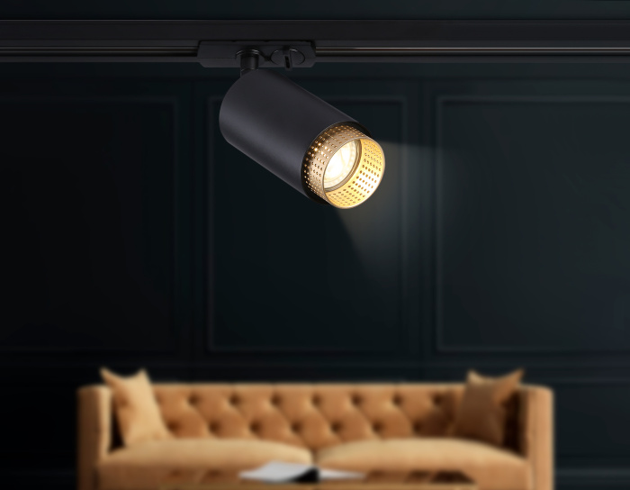 Трековый однофазный светильник со сменной лампой Ambrella light GL5162