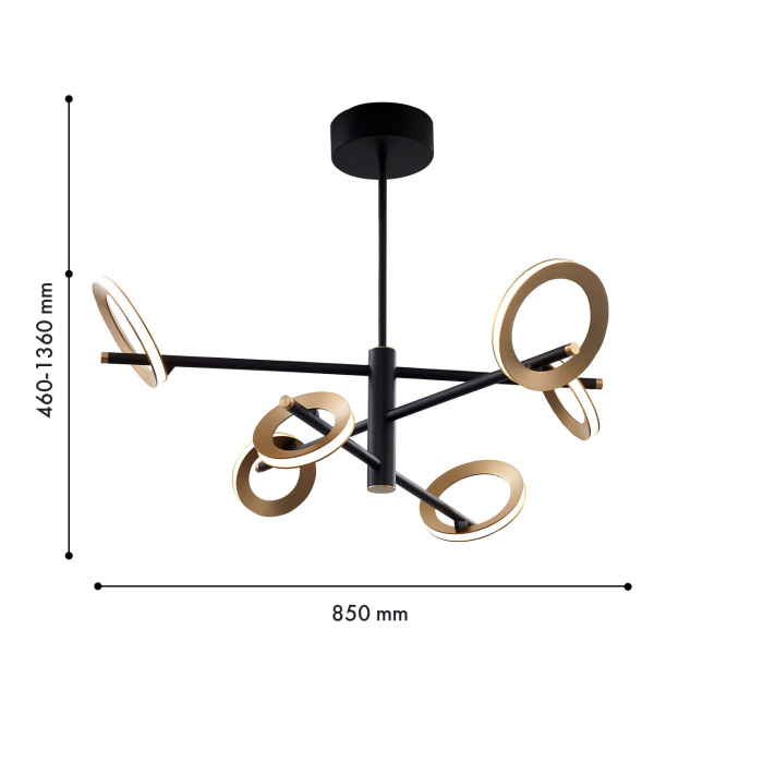Люстра на штанге Favourite 4322-6P