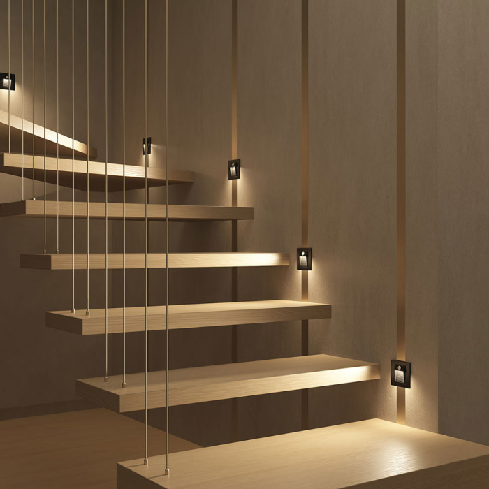 Подсветка ступеней лестницы Denkirs Sensor DK1020-BK