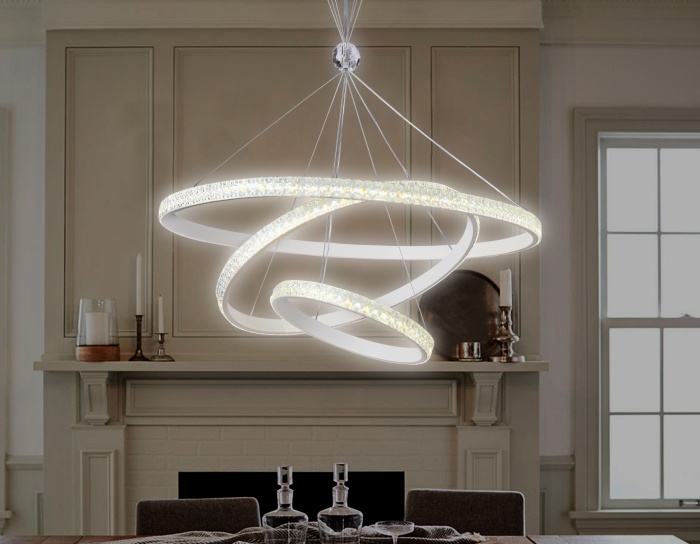 Подвесной светодиодный светильник с пультом Ambrella light FA6157