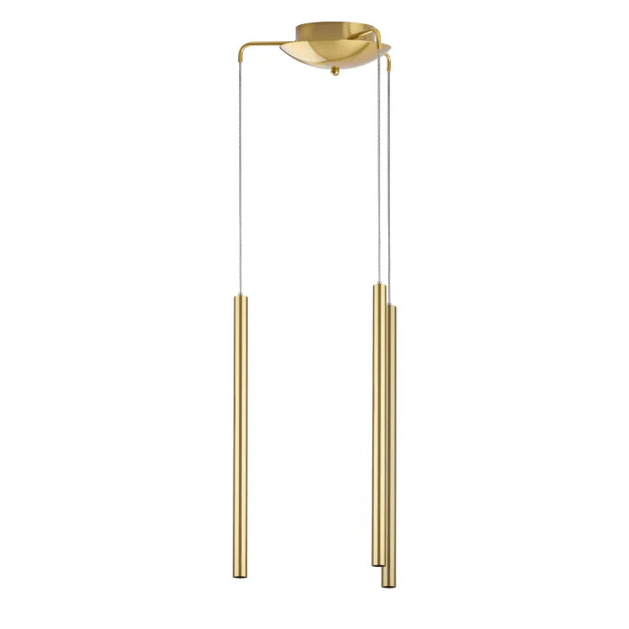 Подвесная люстра TUBO LED 15W 900LM 25G ЗОЛОТО 3000K Lightstar L3T747233