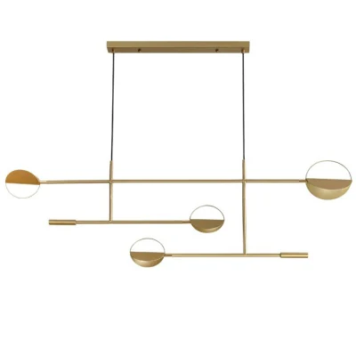 Люстра BOLIA LEAVES PENDANT brass ImperiumLoft