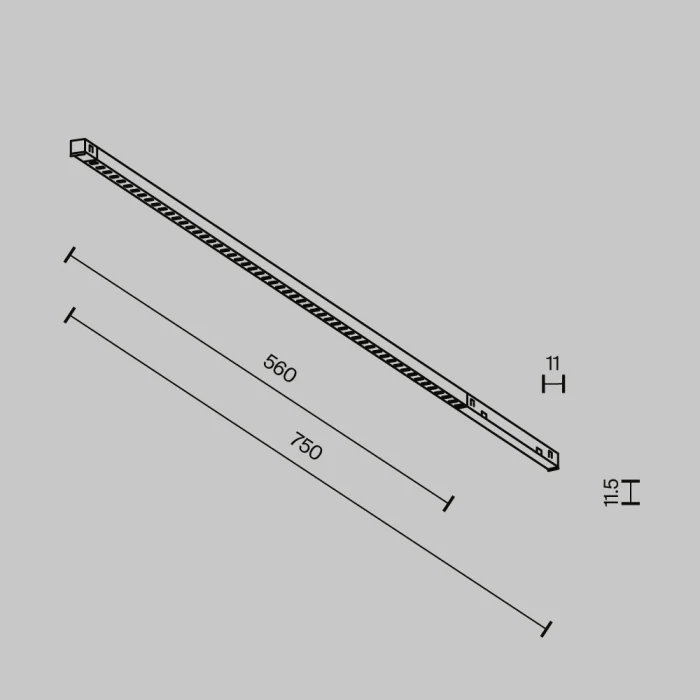 Трековый магнитный светильник Maytoni Technical Points Exility X TR241-4-12WTW-DD2-B