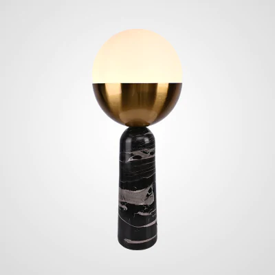 Настольная лампа Marble Globe Black ImperiumLoft