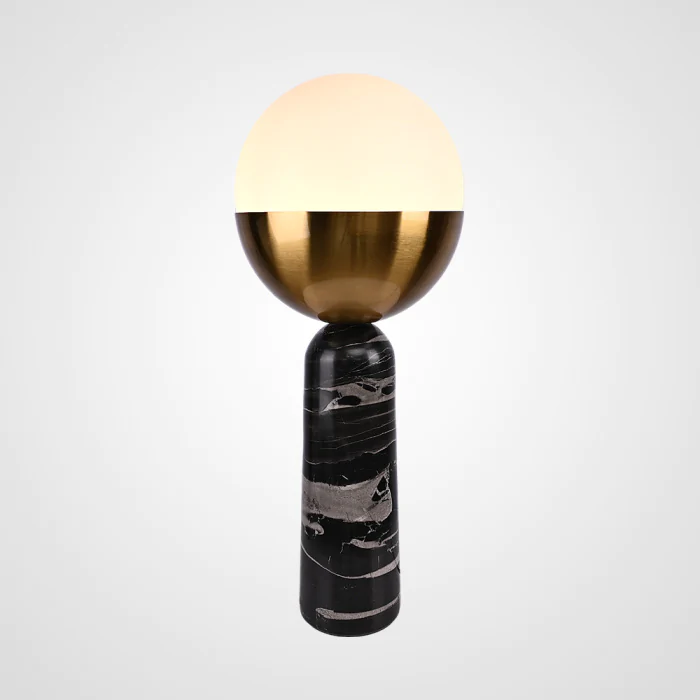 Настольная лампа Marble Globe Black ImperiumLoft