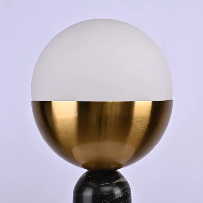 Настольная лампа Marble Globe Black ImperiumLoft