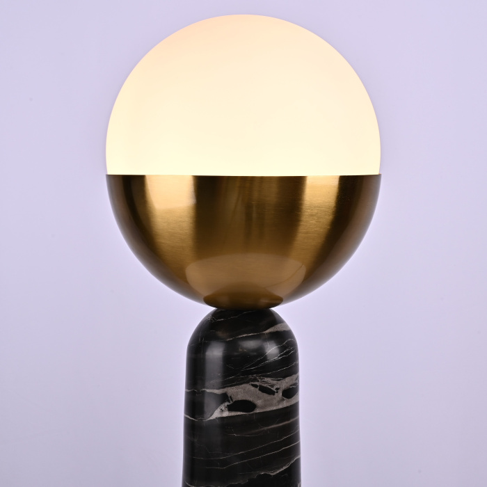 Настольная лампа Marble Globe Black ImperiumLoft