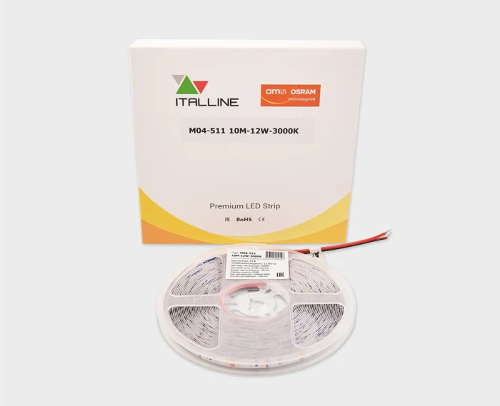 Светодиодная лента ITALLINE M04-511 10M-12W-3000K