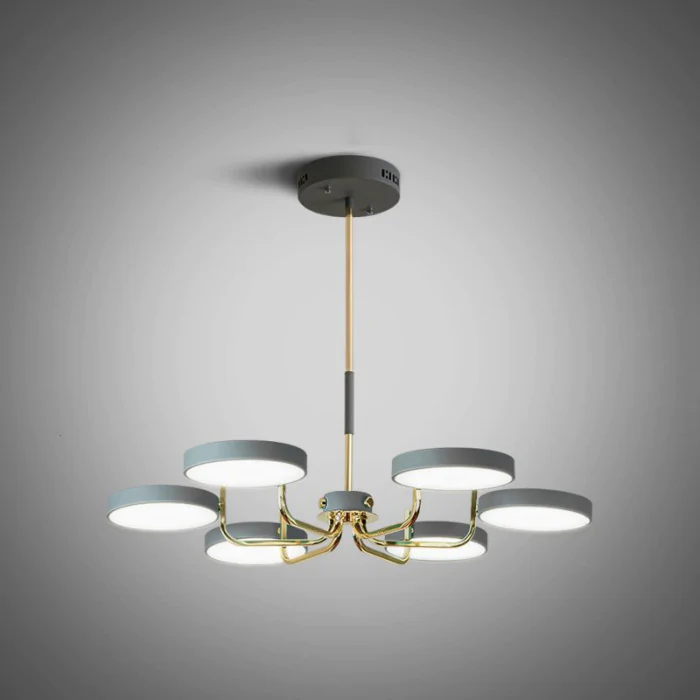 Подвесная люстра TAVIS D78 Gray ImperiumLoft