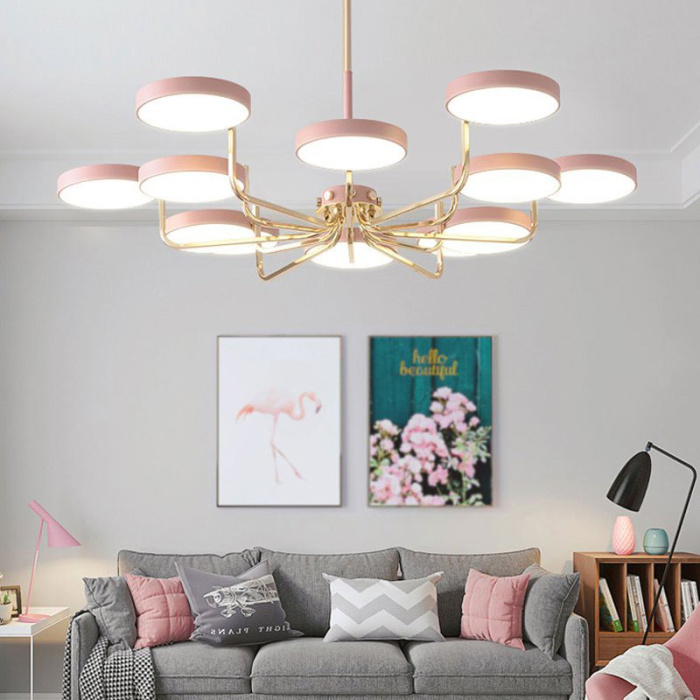 Подвесная люстра TAVIS D78 Gray ImperiumLoft